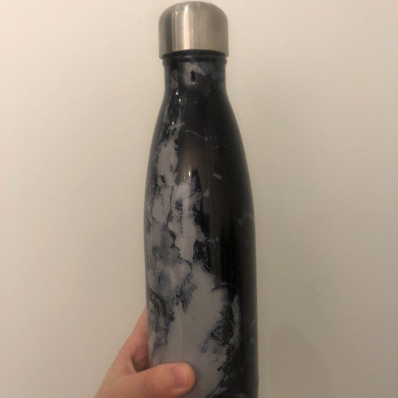 Black/Grey Marble Swell Bottle - Picture 2 of 6
